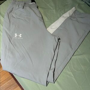 NEW Men’s Under Armour Light Gray Windpants size small